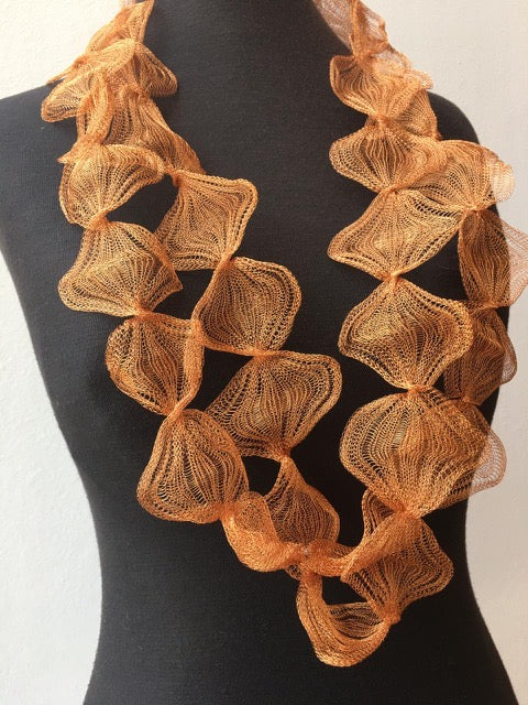 Copper Mesh Necklace