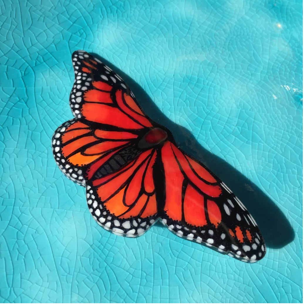 Handpainted Butterfly Pins