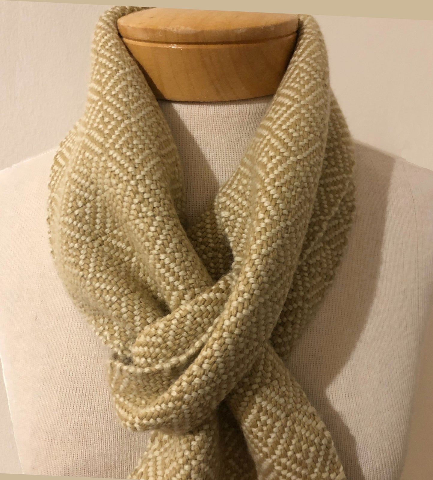 Handwoven Scarf - Golden Camel